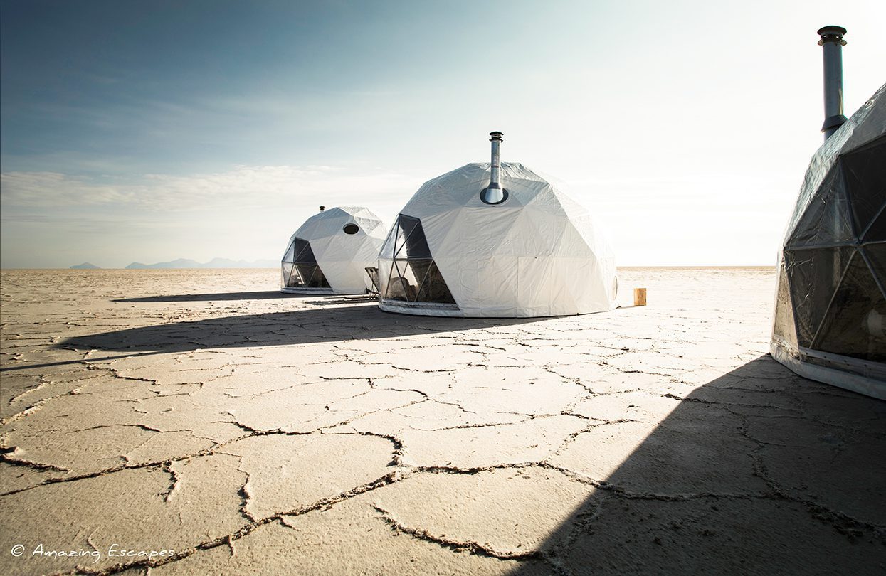 Sleeping Between Starry Nights & White Salt Plains