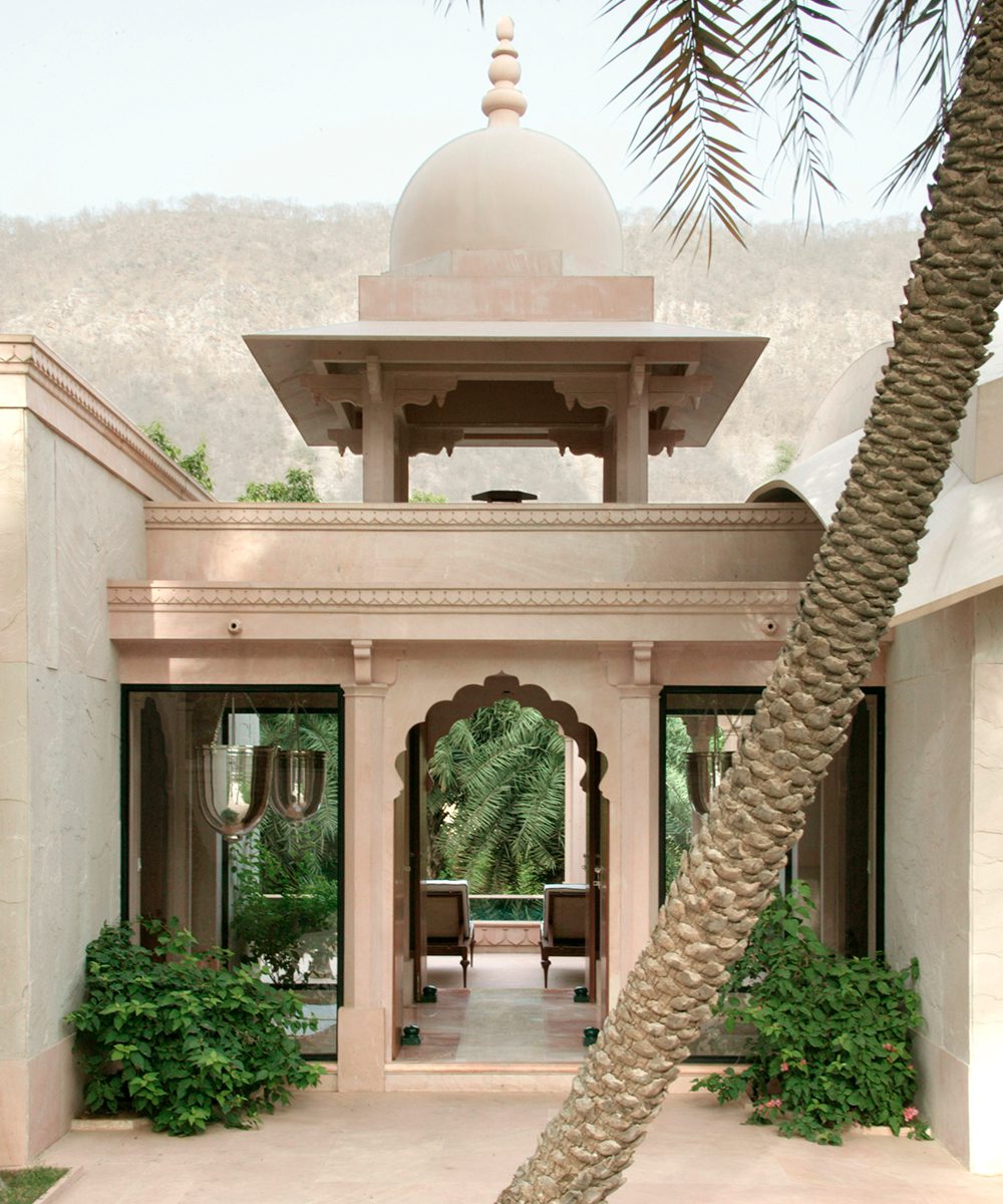 Amanbagh, India - Swimming Pool Pavilion Entrance