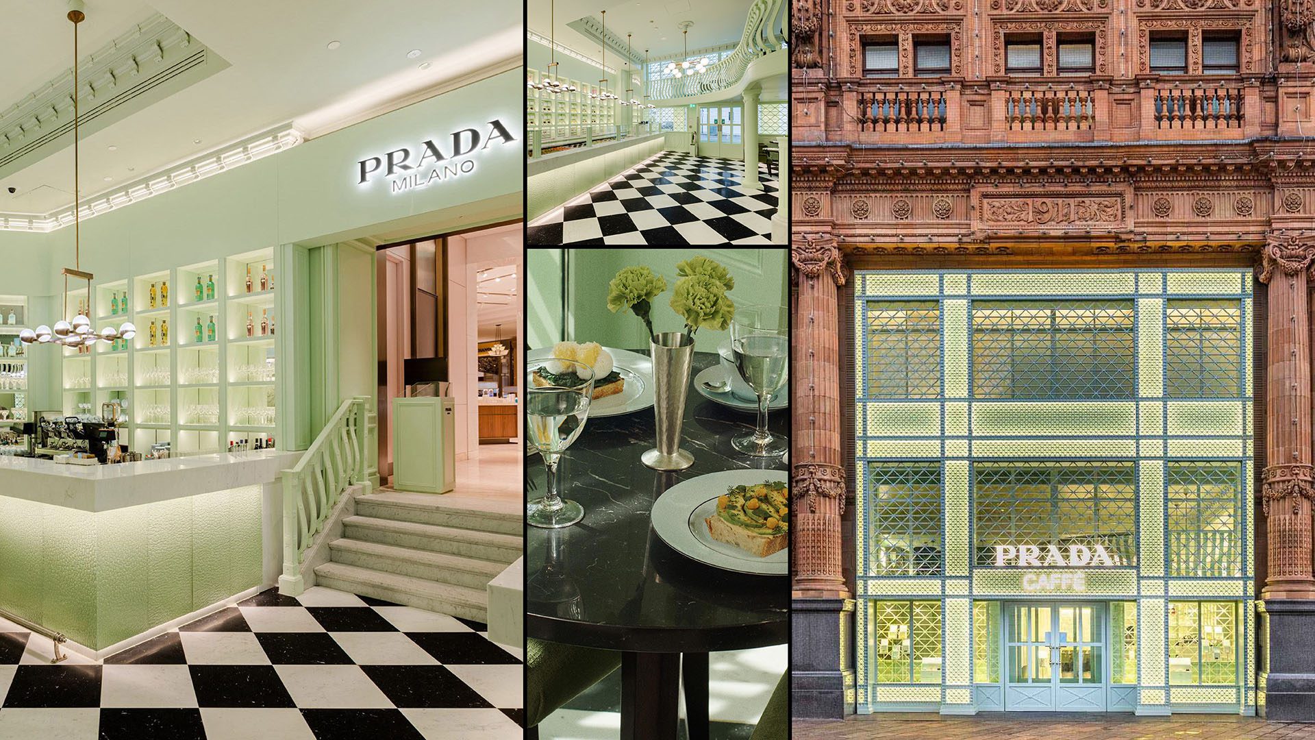 Symphony of Style: Prada Caffè Opens at Harrods, London