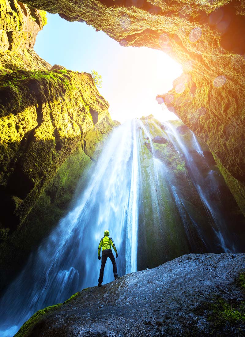 The Gljufrabui waterfall, Image by Smit, Shutterstock